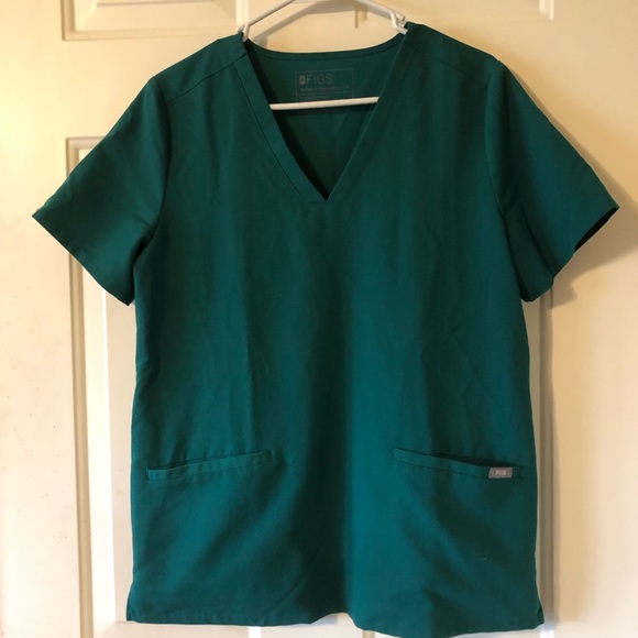 Figs Casma Three Pocket Scrub Top in Size Small - Picture 3 of 4